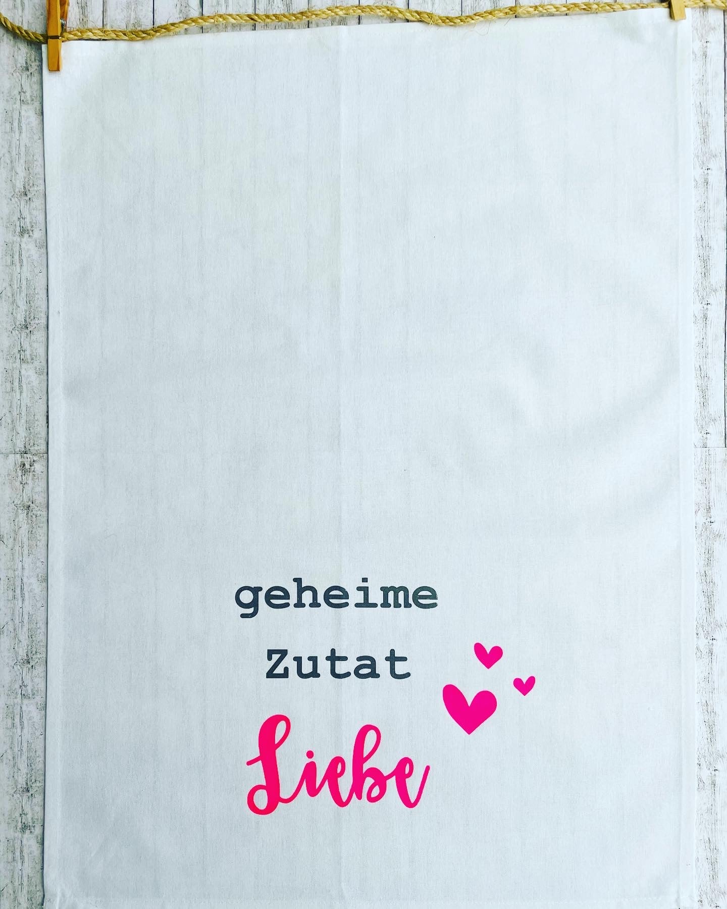 Geschirrtuch - geheime Zutat Liebe