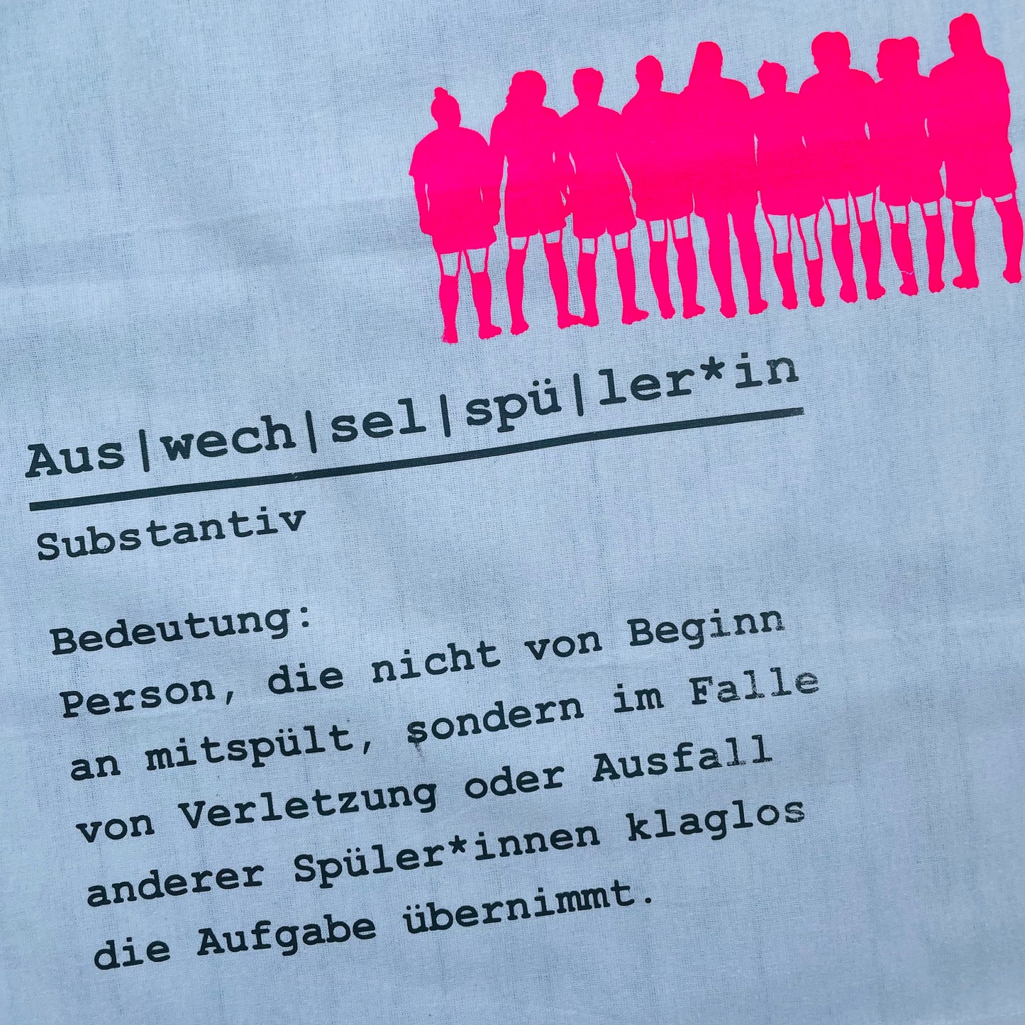 Geschirrtuch - Auswechselspüler*in