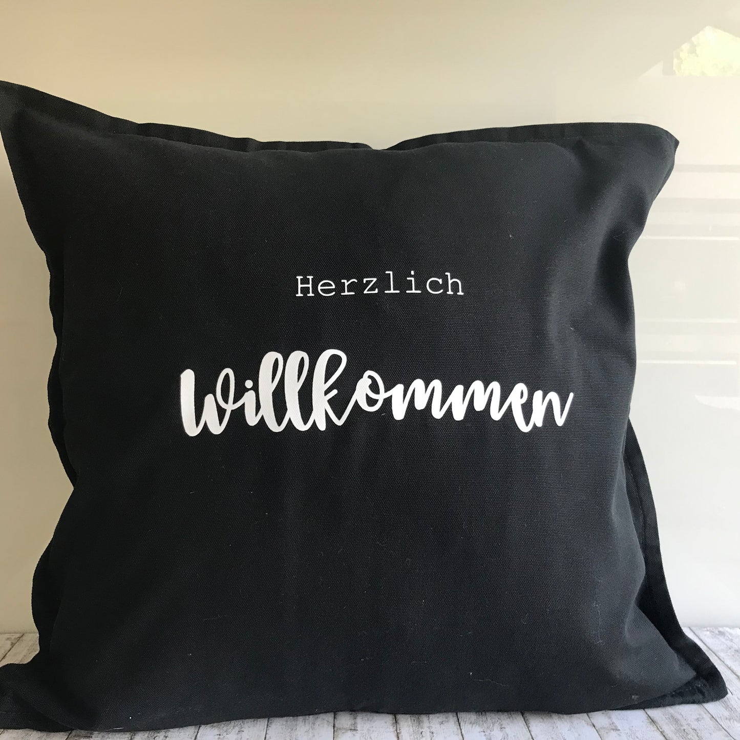 Kissen - Herzlich Willkomen