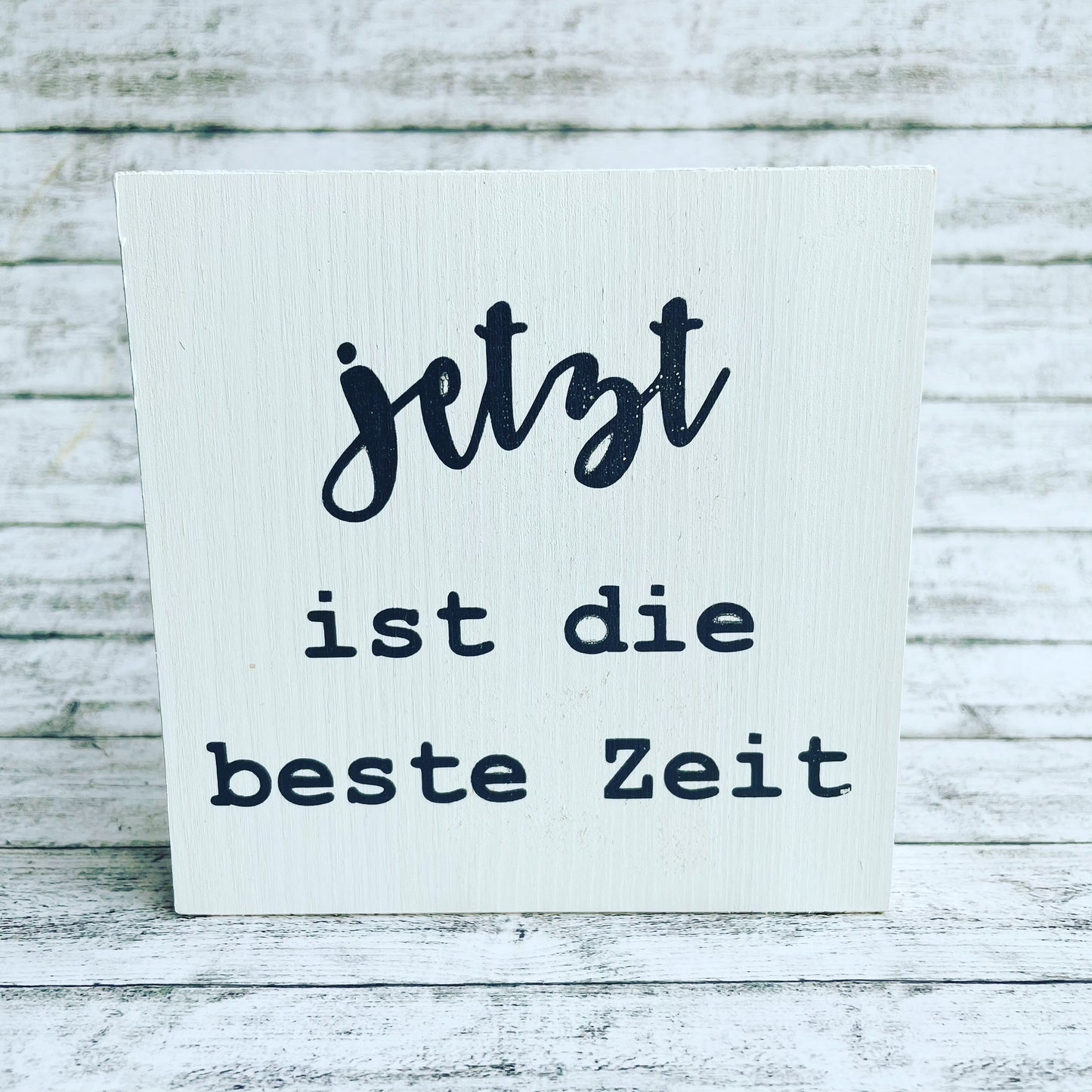 Holzblock - jetzt ist die beste Zeit