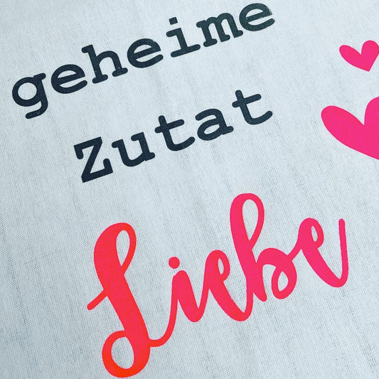 Geschirrtuch - geheime Zutat Liebe
