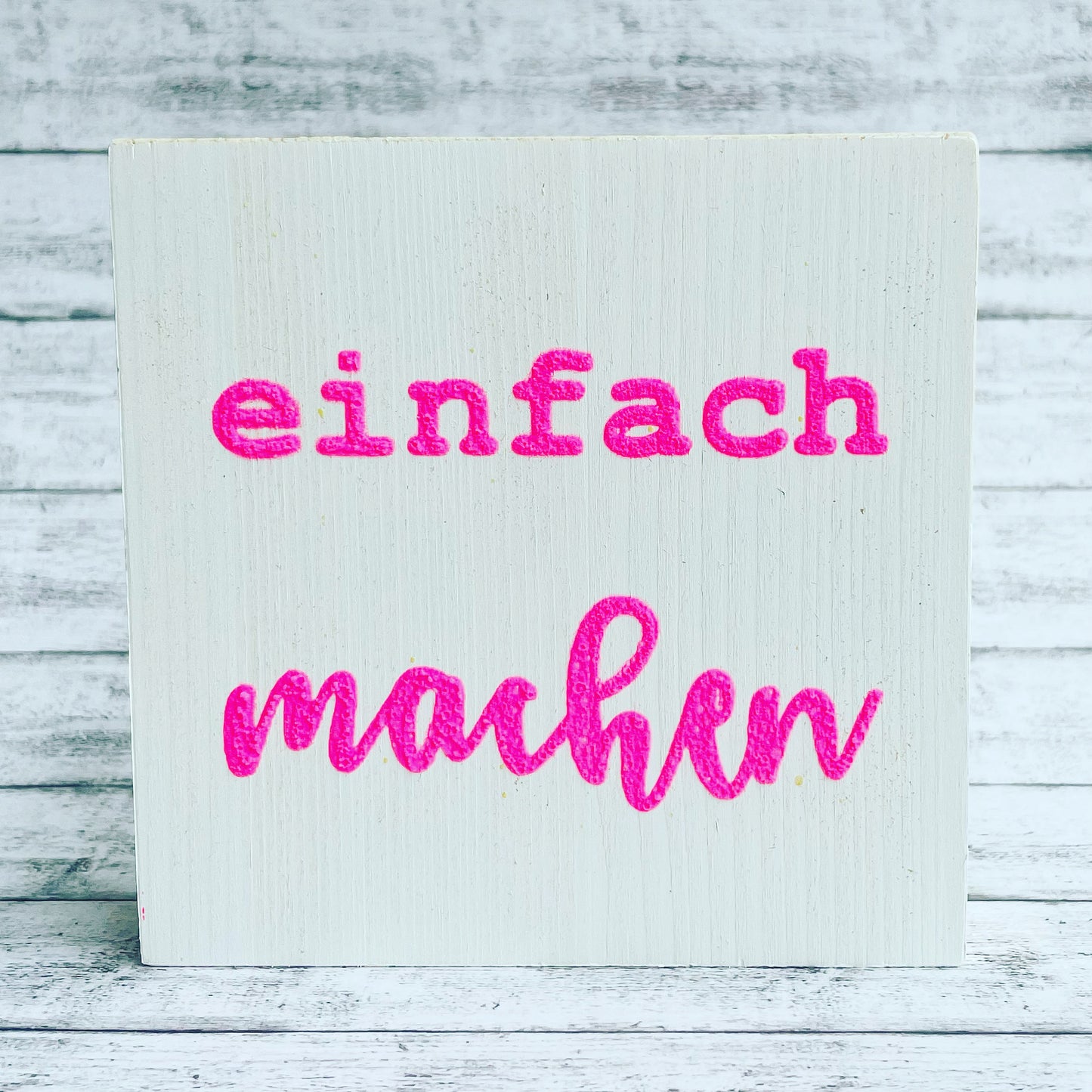 Holzblock - einfach machen