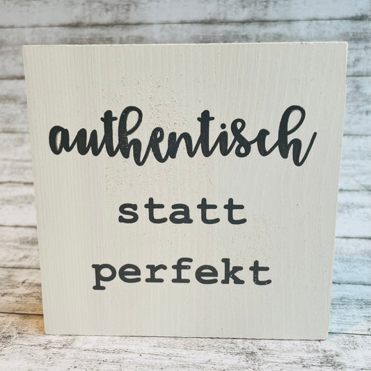 Holzblock - authentisch statt perfekt