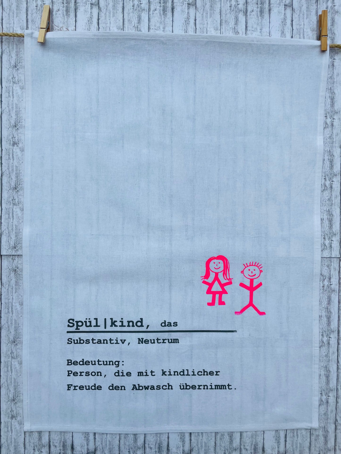 Geschirrtuch - Spülkind